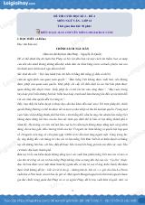 Đề thi học kì 2 Văn 12 Chân trời sáng tạo - Đề số 4
